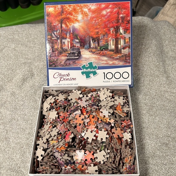 3/$25 Buffalo Games adult jigsaw Puzzle A Moment on Memory Lane 1000 pieces - Picture 3 of 5